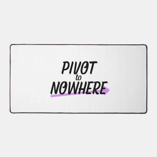 Draai naar Nergens | Professioneel Bureaumat (Voorkant)