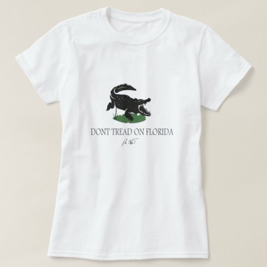 Draai niet op het Shirt van Florida  (Design voorkant)