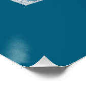 Draai obstakels om in stapstenen perfect poster (Hoek)