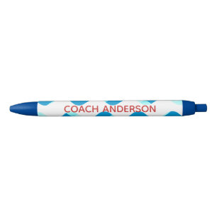 Draai of duik Coach Red Personaliseer Pen