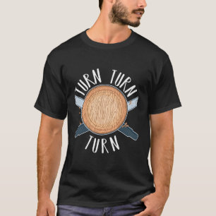 Draai om voor houtdraaien t-shirt