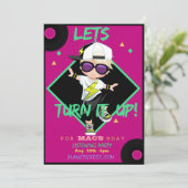 Draai omhoog 1 de Kaart van de Uitnodiging van de  (Staand voorkant)