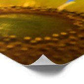 Draai ons gezicht naar de Son Quote met Zonnebloem Poster (Hoek)