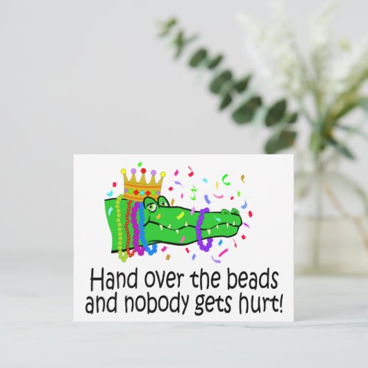 Draai over de kralen briefkaart (Staand voorkant)