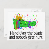 Draai over de kralen briefkaart (Voorkant / Achterkant)