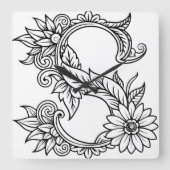 Draai.S Vierkante Klok (Voorkant)