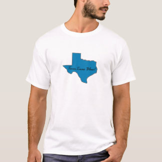 Draai Texas Blue. Democratische Pride T-shirt