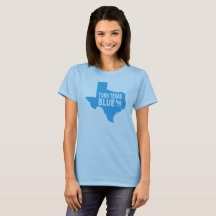 Draai Texas Blue Women's T-Shirt | Repaint-Amerika