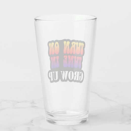 Draai Tune in grot omhoog Glas (Achterkant)