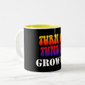 Draai Tune in grot omhoog Tweekleurige Koffiemok (Voorkant links)