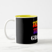 Draai Tune in grot omhoog Tweekleurige Koffiemok (Links)