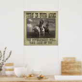 Draai uw armen in poster (Keuken)