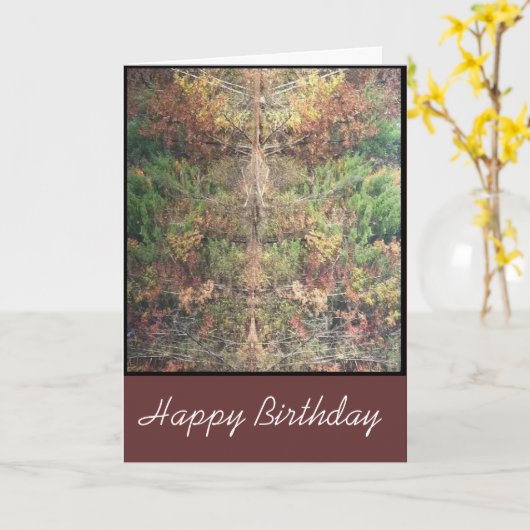 Draai van de Kaart van de Verjaardag van de Natuur (Gele Bloem)