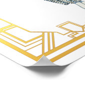  draai van de Mode van de eeuw  Kunst Poster (Hoek)