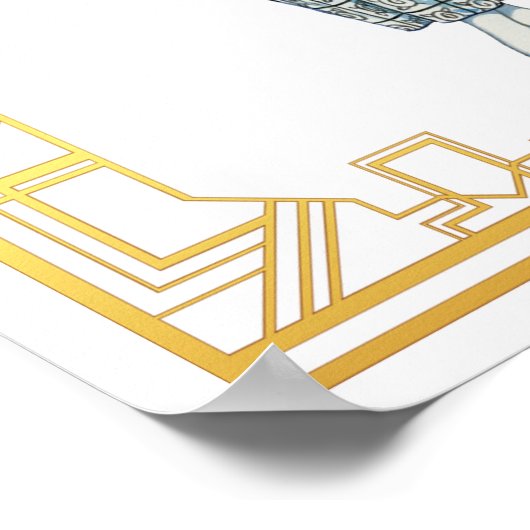  draai van de Mode van de eeuw  Kunst Poster (Hoek)