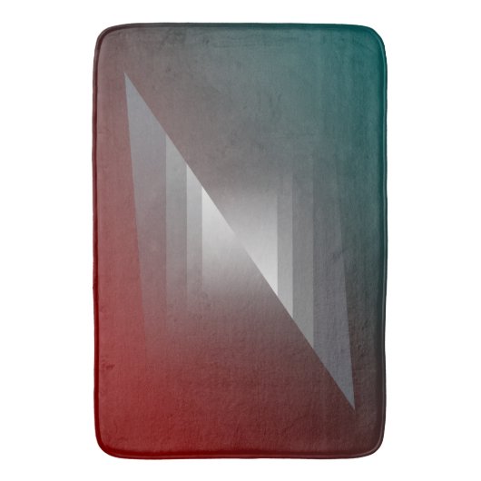 Draai van grijs op blauwgroen Bourgogne Badmat (Voorkant Verticaal)