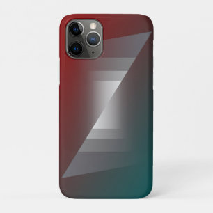 Draai van grijs op blauwgroen Bourgogne Case-Mate iPhone Case