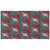 Draai van grijs op blauwgroen Bourgogne Tafelkleed (Voorkant (Horizontaal))