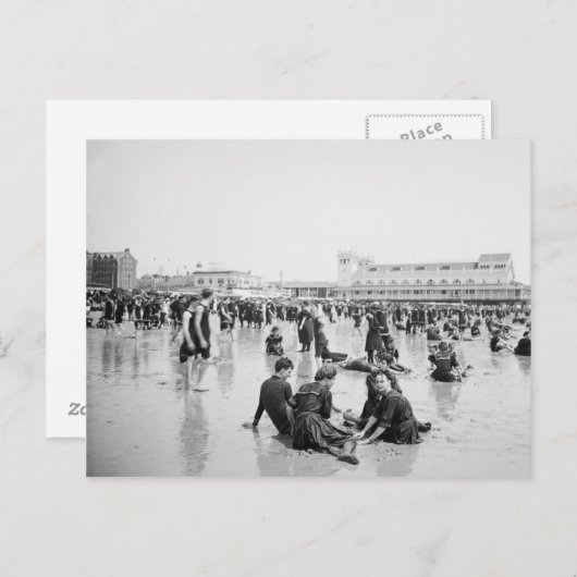 Draai van het strand van Century Briefkaart (Voorkant / Achterkant)