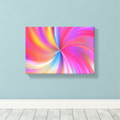 Draai van kleur canvas afdruk (Insitu (Houten vloer))