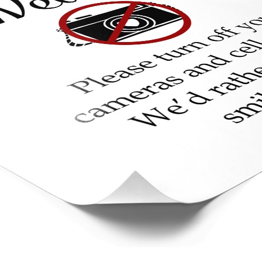 Draai van Telefoons Camera's die niet zijn aangesl Foto Afdruk (Hoek)