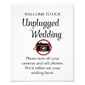 Draai van Telefoons Camera's die niet zijn aangesl Foto Afdruk (Voorkant)