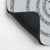 Draai voor Pi Klik op Aanpassen om de grijze kleur Muismat (Hoek)