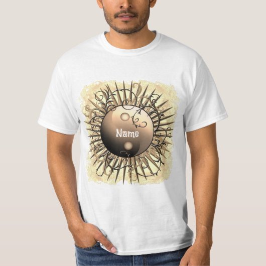 Draai Yin Yang T-shirt (Voorkant)