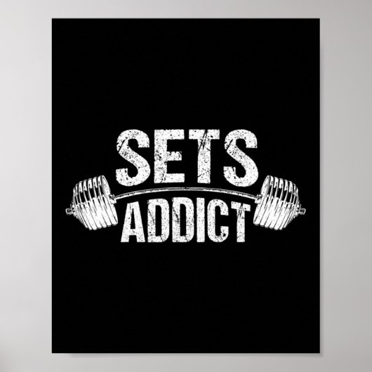 Draaibaar fitnessprogramma voor gym-fitness loopbr poster (Voorkant)