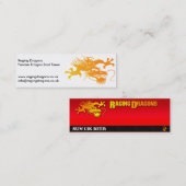 Draaibakken - Dragonbootteam Mini Visitekaartje (Voorkant / Achterkant)