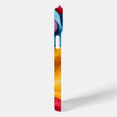 Draaibare 3D-vormen in regenboogkleuren Case-Mate iPhone Case (Achterkant / Rechts)