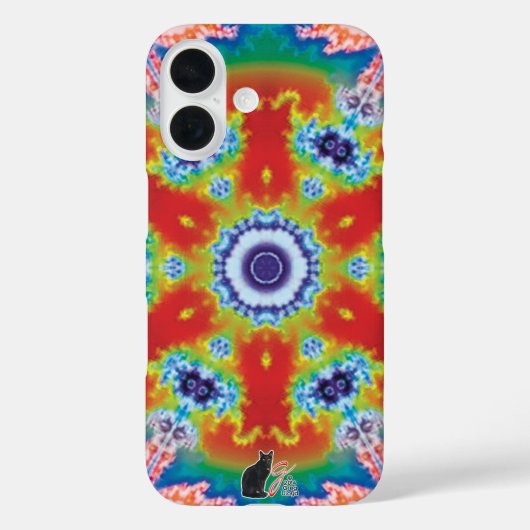 Draaibare Kaleidoscoop Case-Mate iPhone Case (Achterkant)