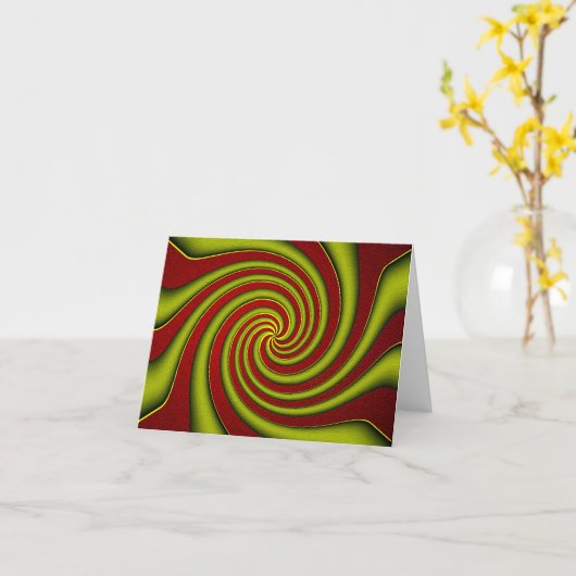 Draaiblad....... Kaart (Gele Bloem)