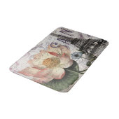draaiboek voor franse botanische lotus paris eiffe badmat (Gekanteld)