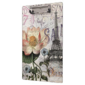 draaiboek voor franse botanische lotus paris eiffe klembord (Links)