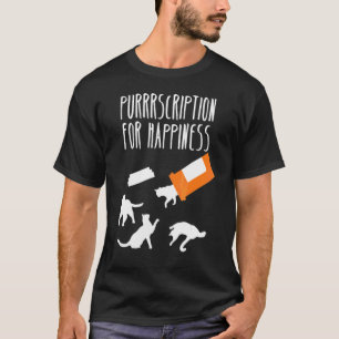 Draaiboek voor geluk bij katten t-shirt