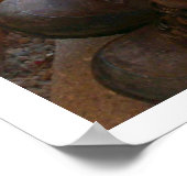 Draaiboeken die buiten de kajuitdeur zijn geplaats poster (Hoek)