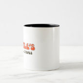 Draaiboeken en tapes tweekleurige koffiemok (Center)