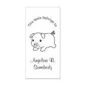 Draaiboekplaat piglet rubberstempel (Afrduk)