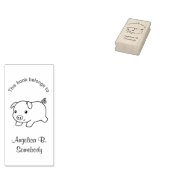 Draaiboekplaat piglet rubberstempel (Gestempeld)