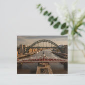 Draaibrug, Newcastle upon Tyne Briefkaart (Staand voorkant)