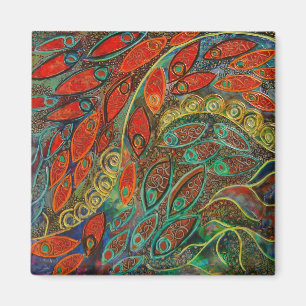 Draaideur (schilderij) magneet