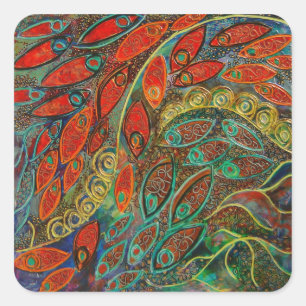 Draaideur (schilderij) sticker