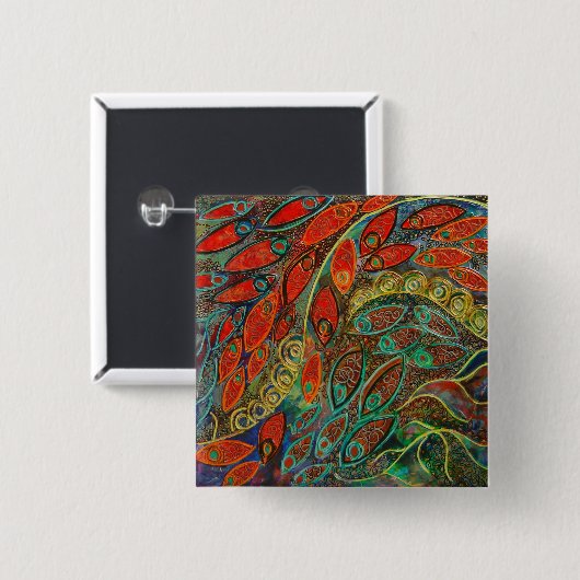 draaideurknop (verfknop) vierkante button 5,1 cm (Voorkant /achterkant)