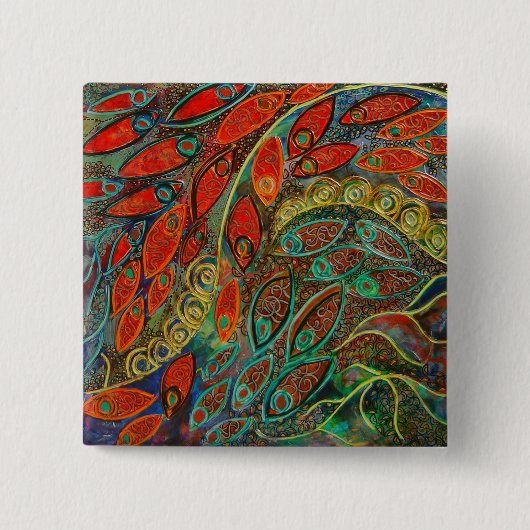 draaideurknop (verfknop) vierkante button 5,1 cm (Voorkant)