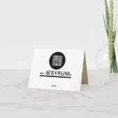 draaidromen feestdagen kaart (Achterkant)