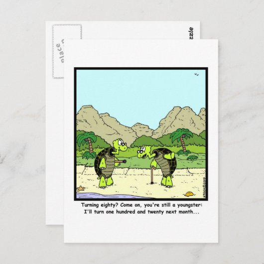 Draaien 80 briefkaart (Voorkant / Achterkant)