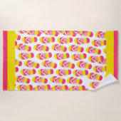 Draaien als gestoorde keukenhanddoek strandlaken (Voorkant)