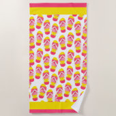 Draaien als gestoorde keukenhanddoek strandlaken (Voorkant)