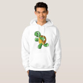 Draaien als Jogger tijdens draaien Hoodie (Voorkant volledig)